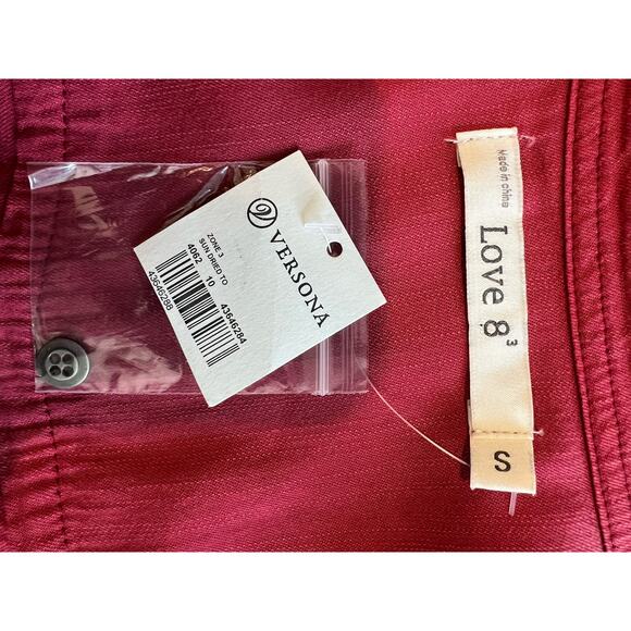 LOVE 8 Womens Button Down Shirt SZ SMALL NWT - Picture 6 of 6